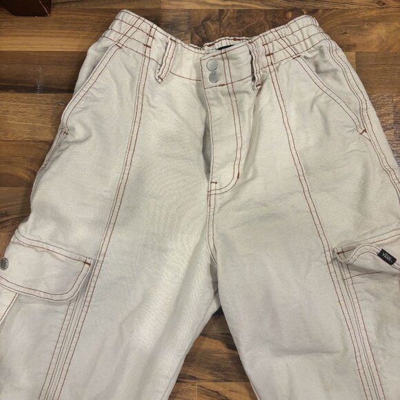 Vans Sidewalk Pant Women's Canvas Cargo Pants - Picture 4 of 7